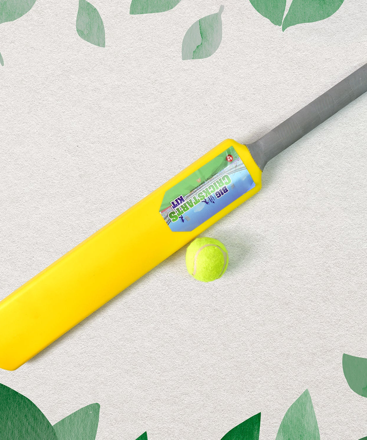 Big Cricket Kit, Cricket Set with 1 Cricket Bat, 1 Rubber Ball, Bails, 3 Stumps with Stand Base