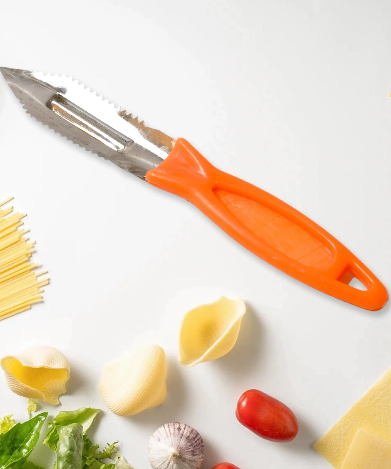 3in1 Multipurpose Stainless Steel Classic Kitchen Knife Set of 3 for Fruits and Vegetable Chopping / Cutting / Peeling, Kitchen Knife / Vegetable Peeler / Plain Knife