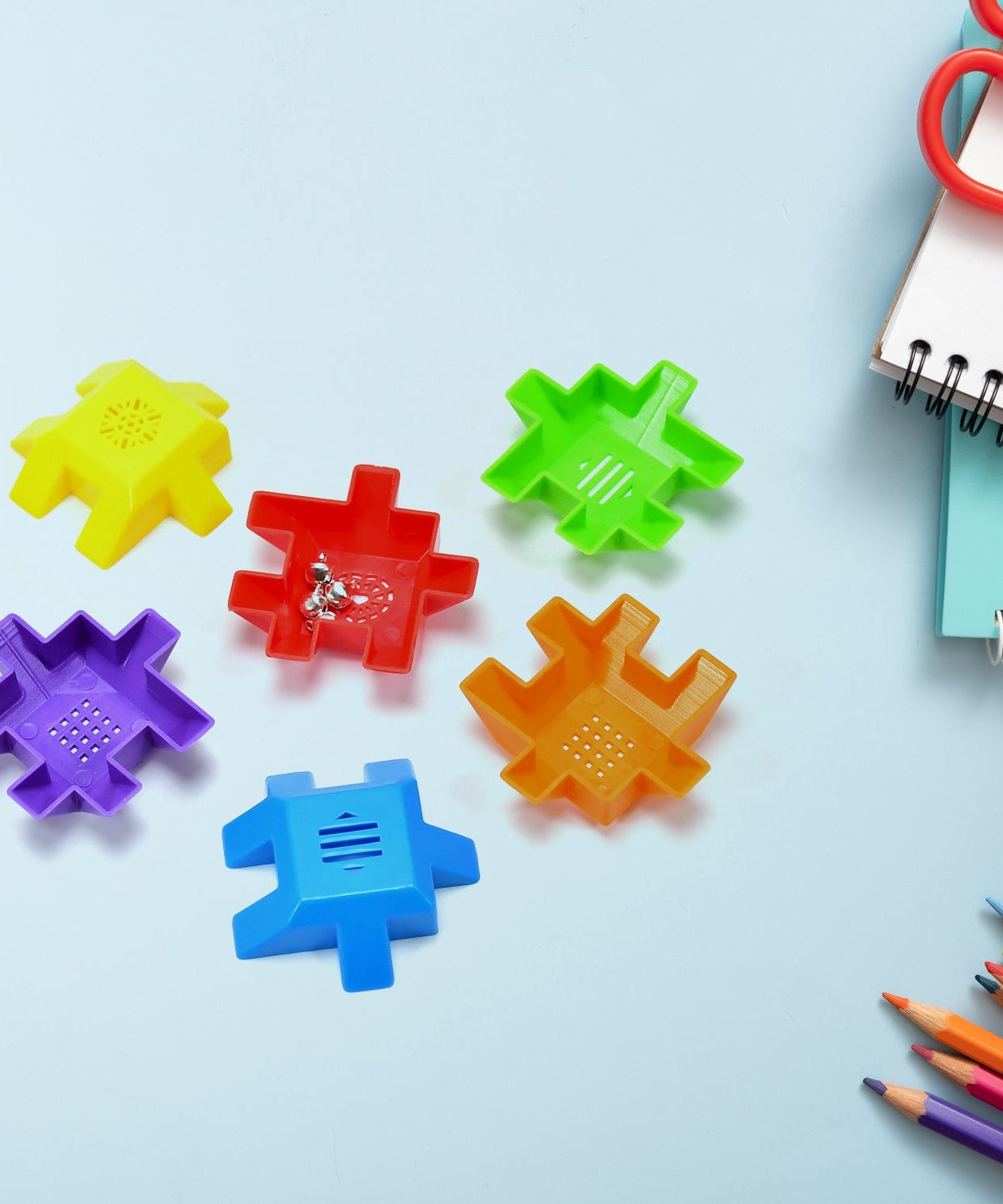 Octa Cube activity toy in multicolor.