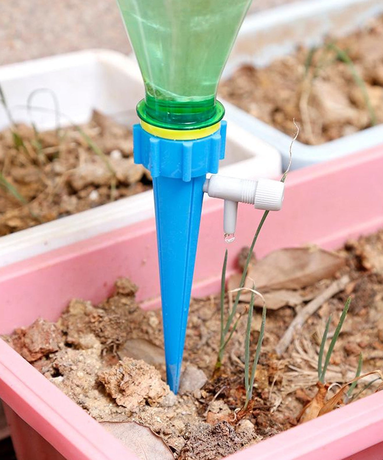 Adjustable Plant Watering Spikes with Slow Release Valve