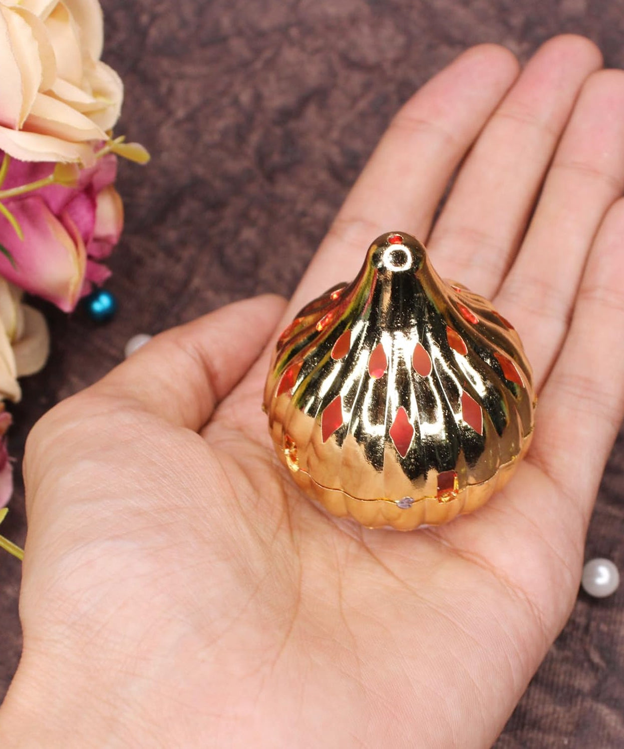 Multicolor Modak Shaped Color Changing LED Light (1 Pc)