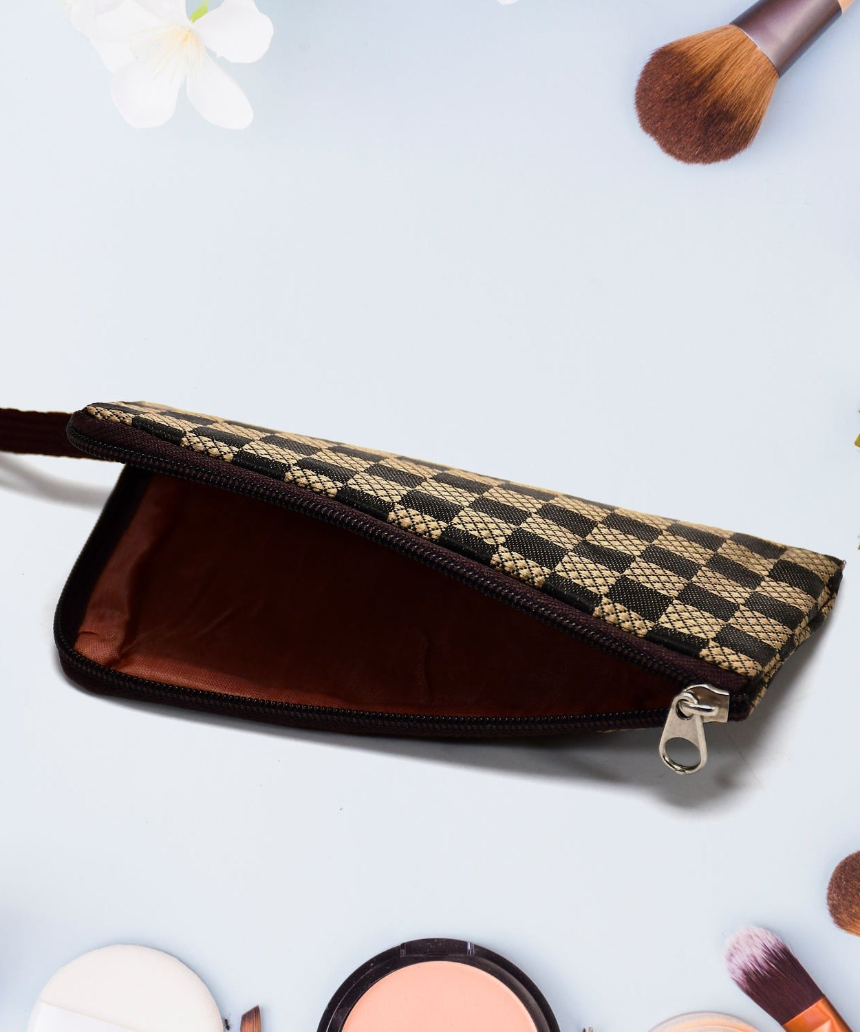 Women's reusable pouch with zipper, mixed designs