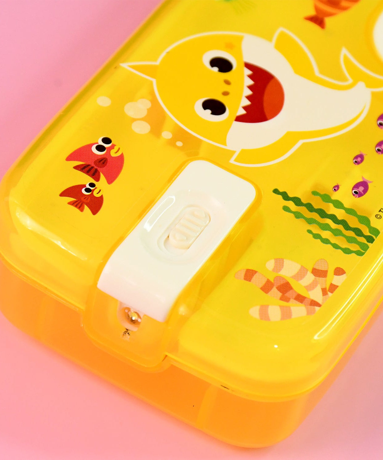 Cartoon Printed LED Pencil Box 