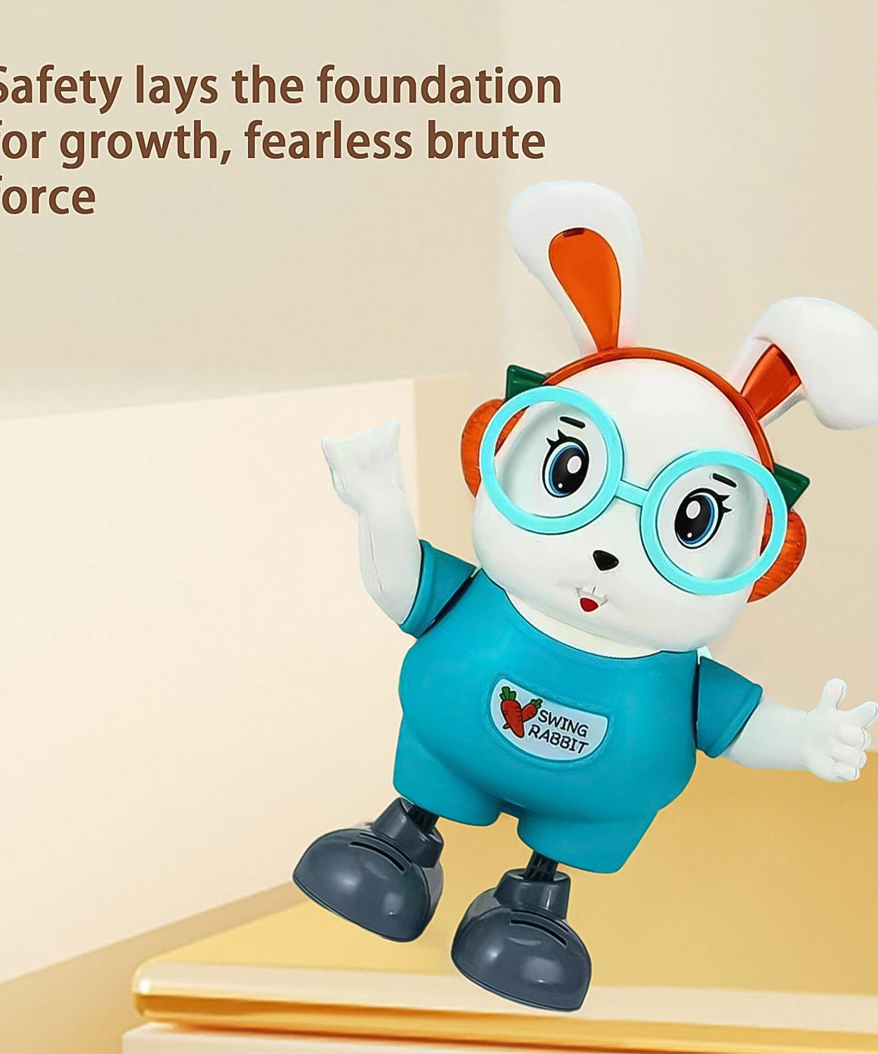 Electroplay Swing Rabbit Musical Dancing Toy – Interactive Bunny with Lights, Sounds (1 Pc / Battery Not Included)