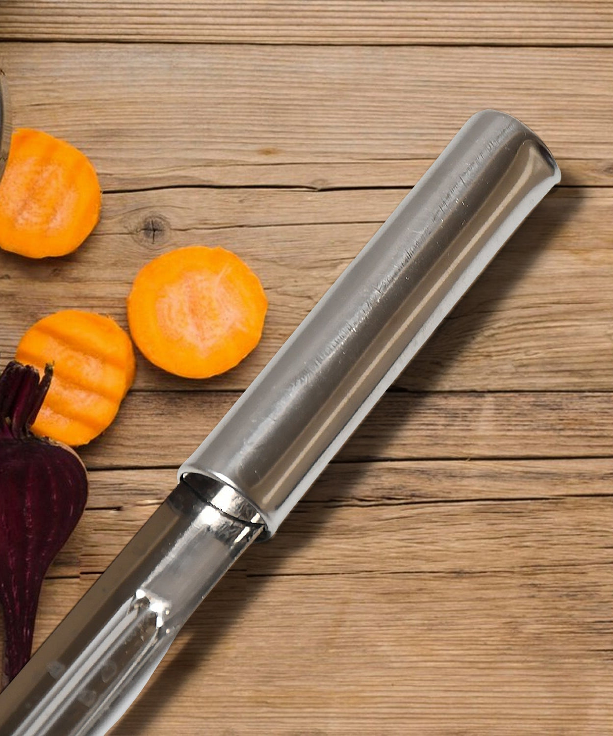 Stainless Steel Peeler Set – Multi-Purpose Handle for Peeling & Shredding (12 Pcs Set)