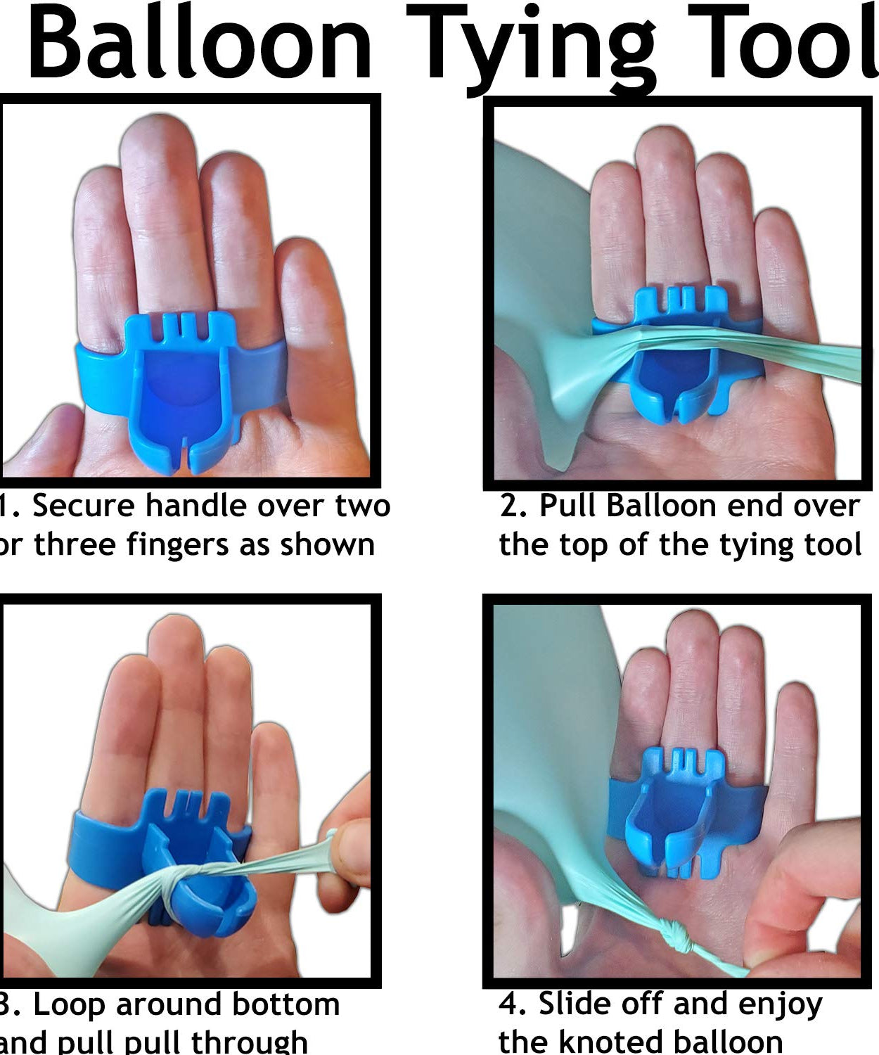 Balloon tying accessory for events