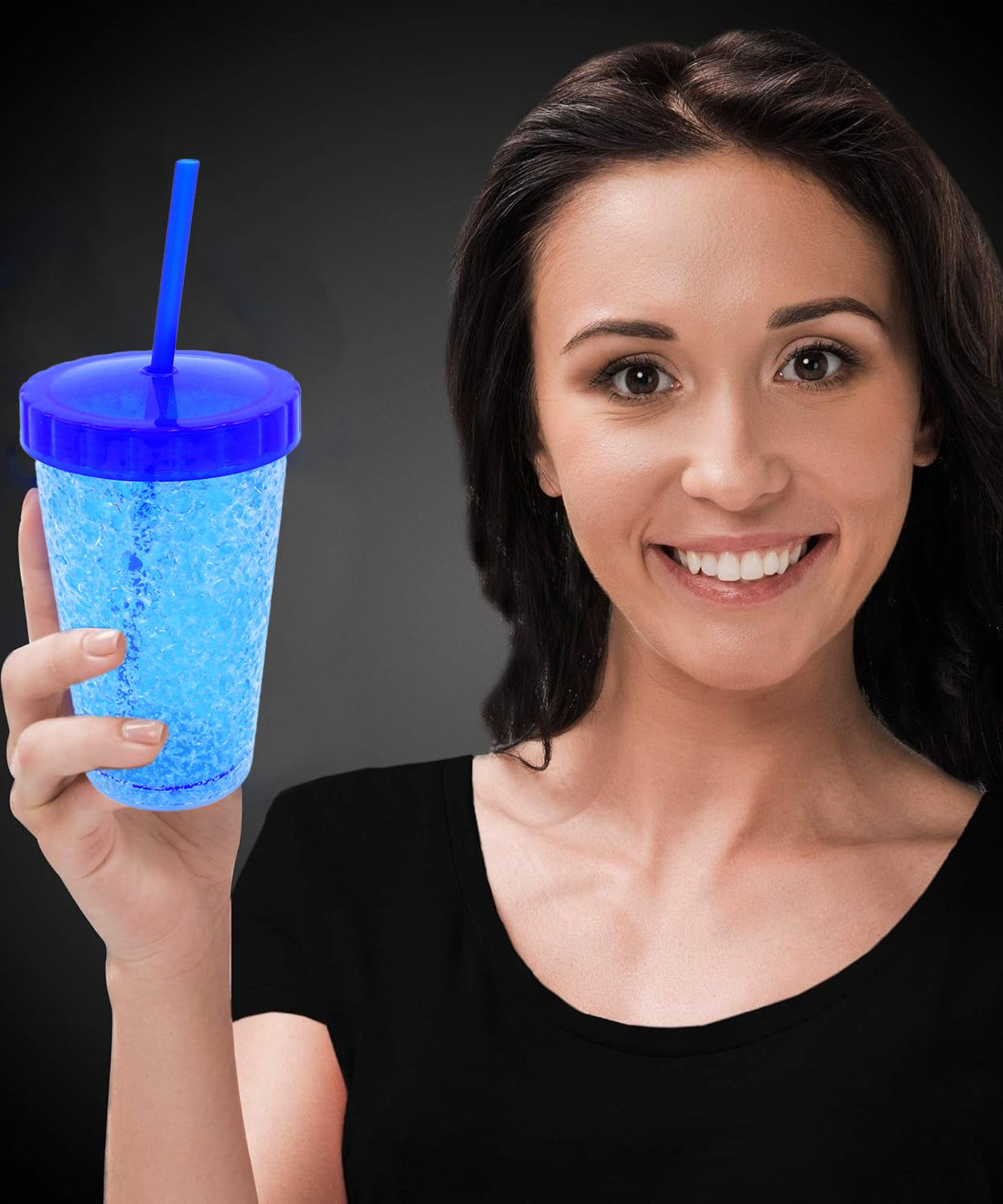 Plastic Reusable Sipper Tumbler with Lid and Straw (1 Pc / 500 ML / Mix Color / 1 Pc)