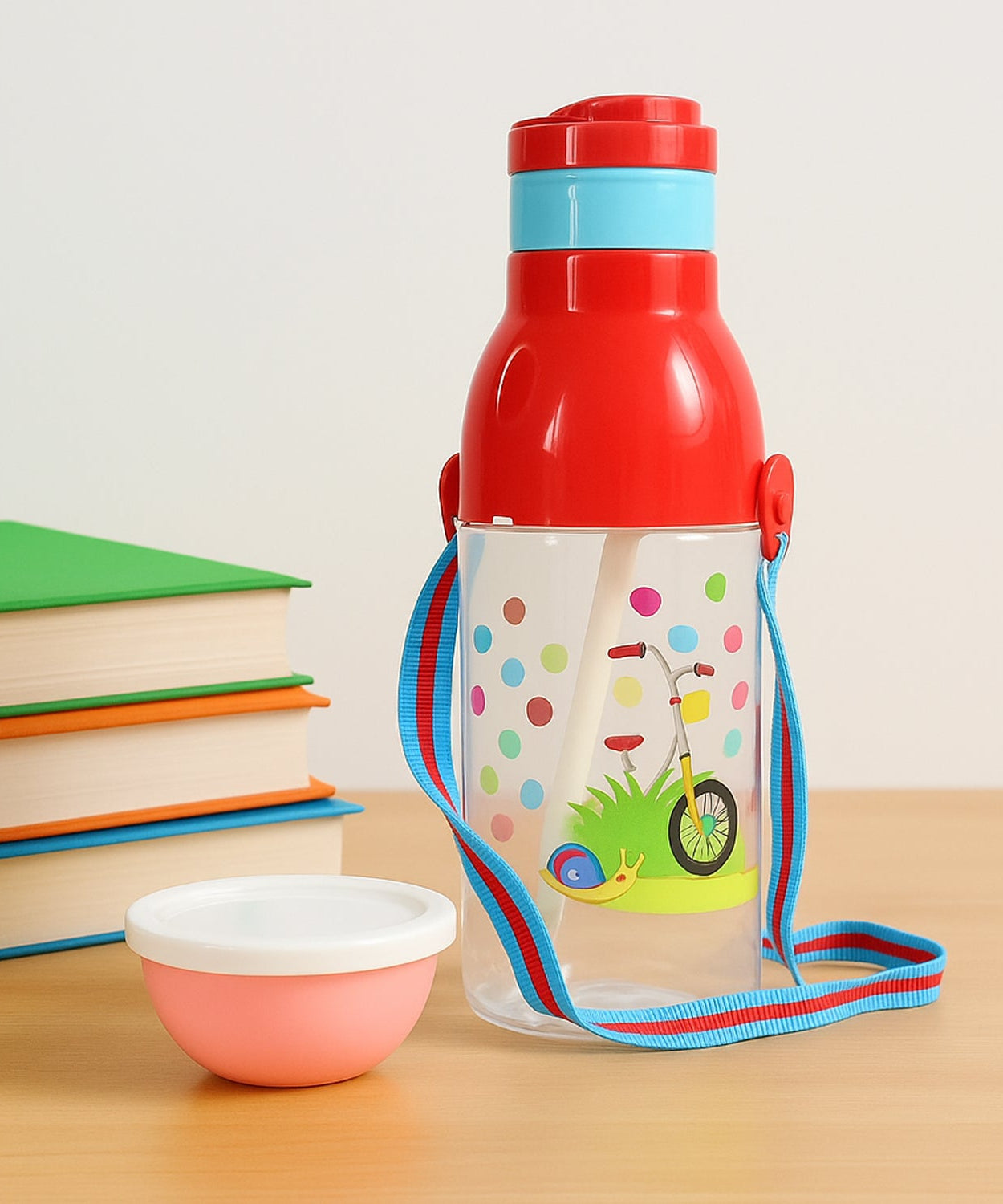 900ml Insulated Water Bottle with Dori & Straw: Leakproof, BPA-Free, Sports Bottle