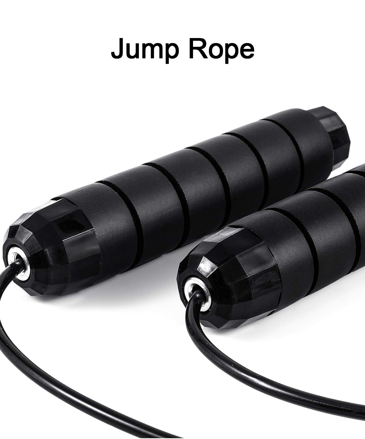 High-Speed Skipping Rope with Foam Padded Handles (1 Pc)