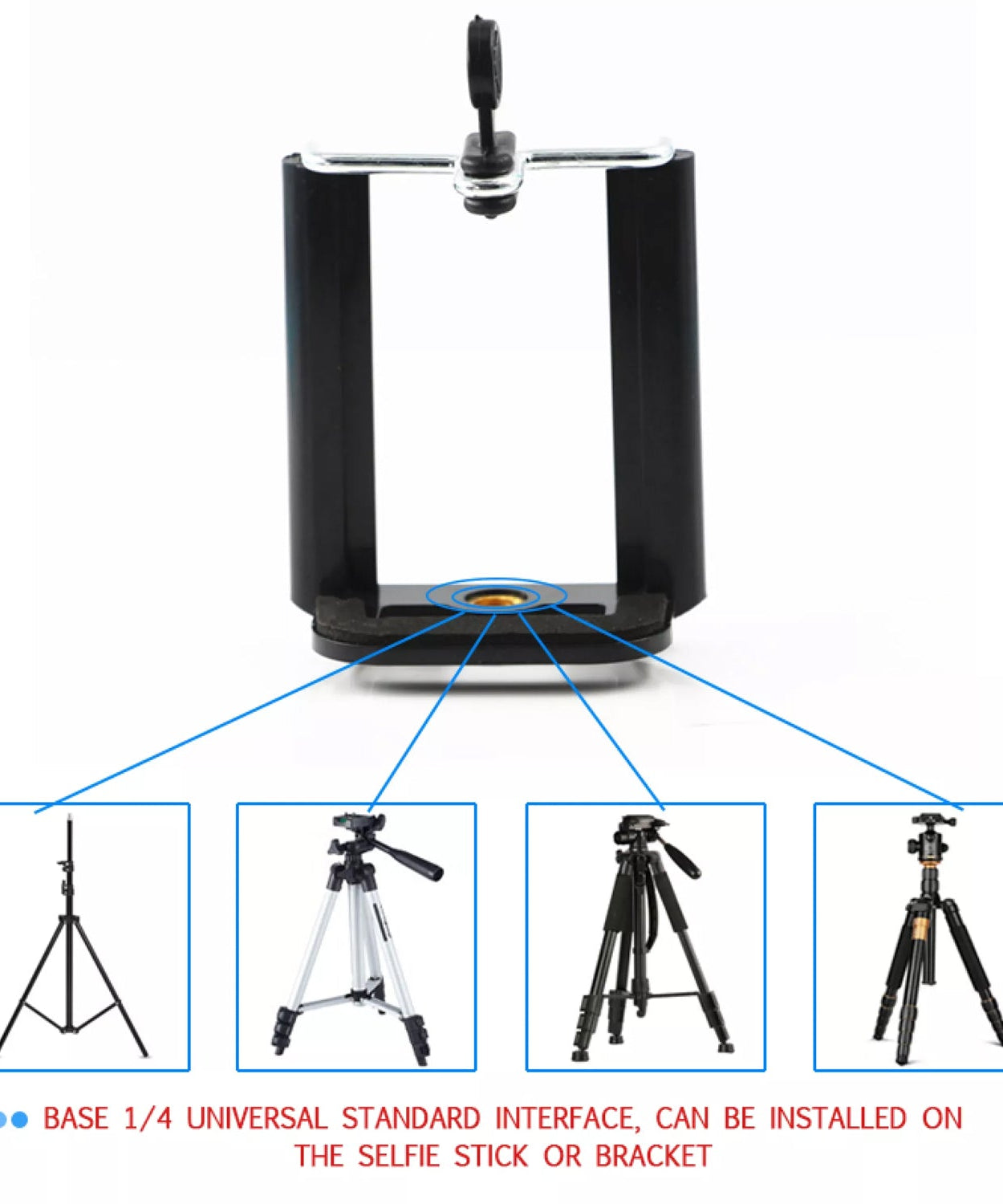 Versatile mobile holder for stable shots