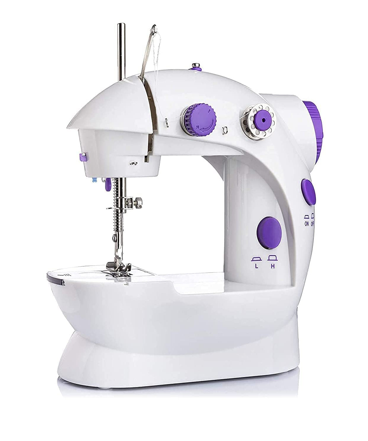 Home Tailoring Sewing Machine With Extension Table Set, Foot Pedal, Adapter Mini Electric Silai Machine, Portable Stitching Machine/Tailoring Machine