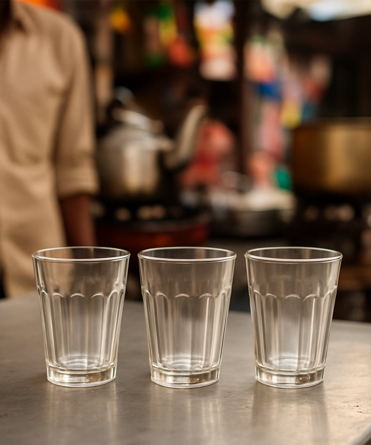 Supermom Traditional Cutting Chai Pyali Set (70ML / 6 Pc, Plastic)