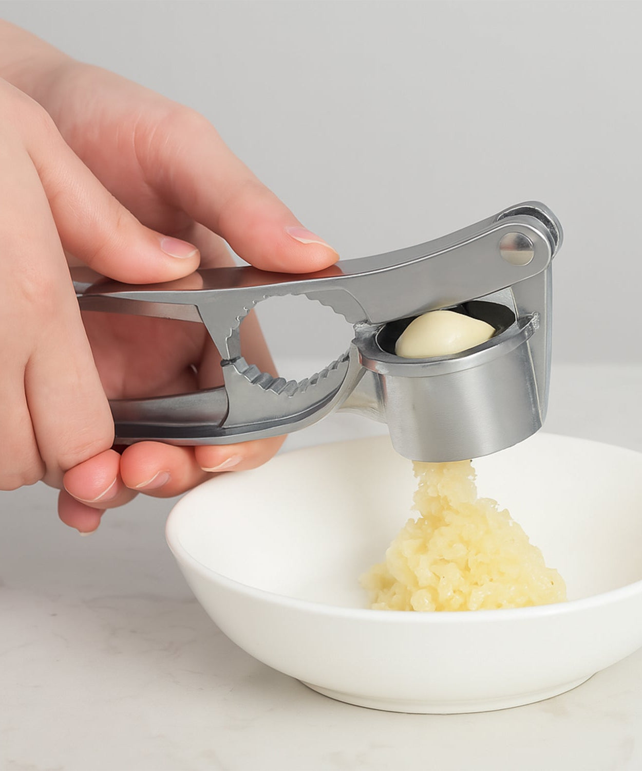 2 in1 Garlic Masher Premium Garlic Press & Walnut Cracker Opener (1 Pc)