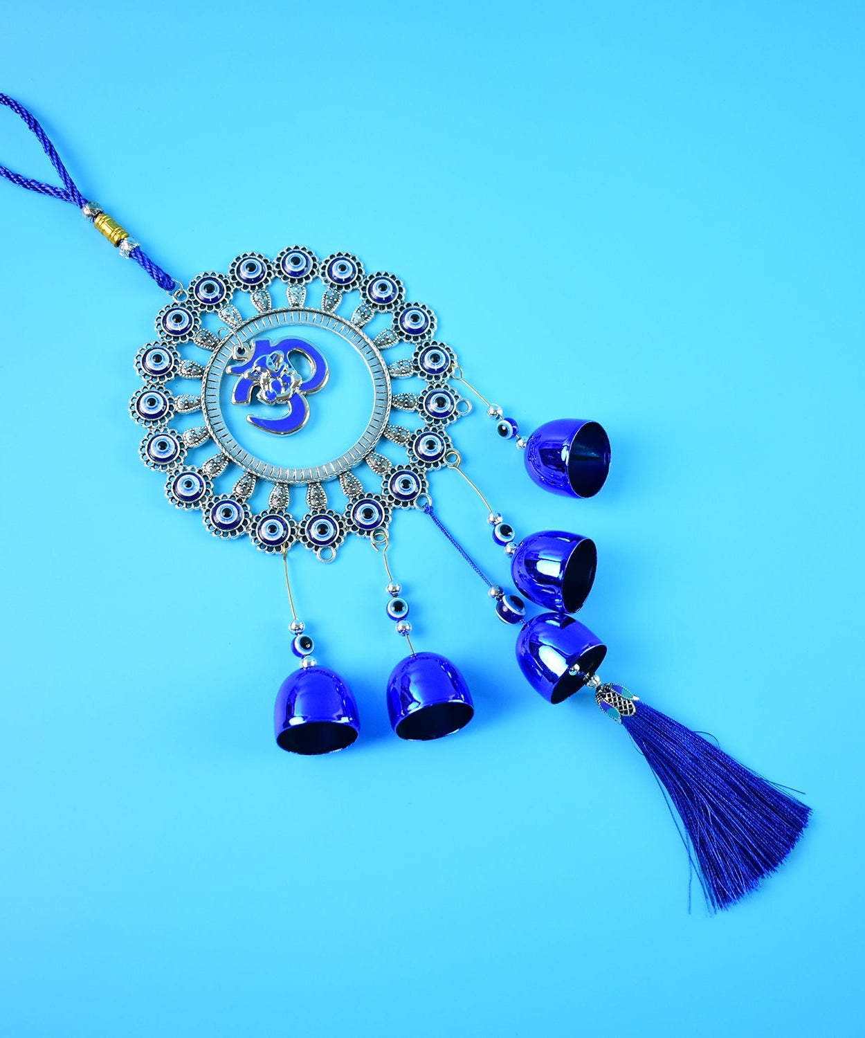 Home Décor OM Evil Eye Wind Chime Hanging Ornament