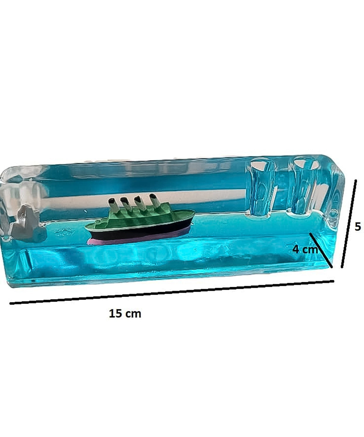 Car Interior Dashboard Decoration Floating Water Cruiser Ship (1 Pc)