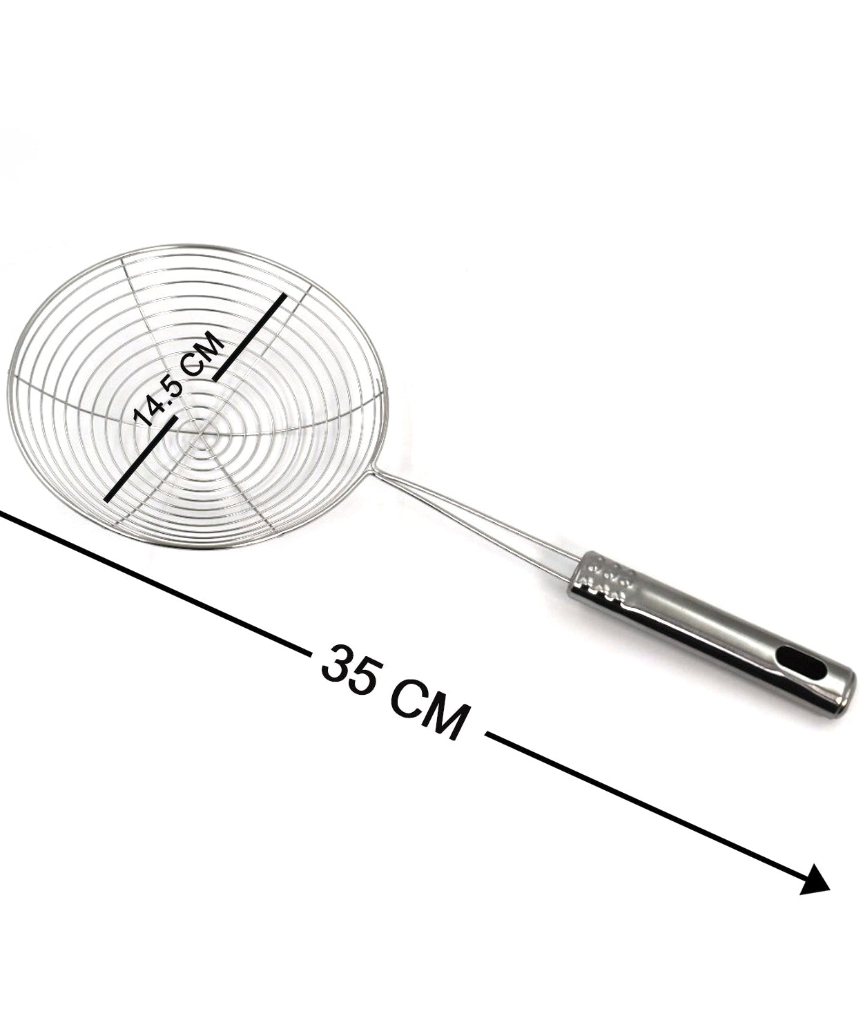 Durable small oil strainer for easy frying