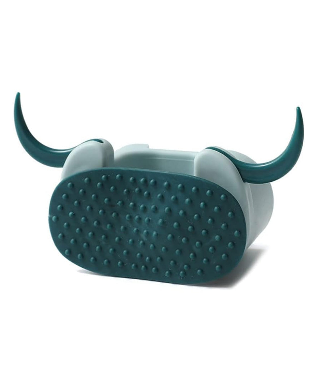 Multifunctional Cartoon Sticky Punch Free Mop Holder Wall Mounted Broom Organizer Cleaning Tools Holder Hanger, Self Adhesive Cute Cow Head Suction Cup Hanging Hook for Bathroom Kitchen (1 Pc)