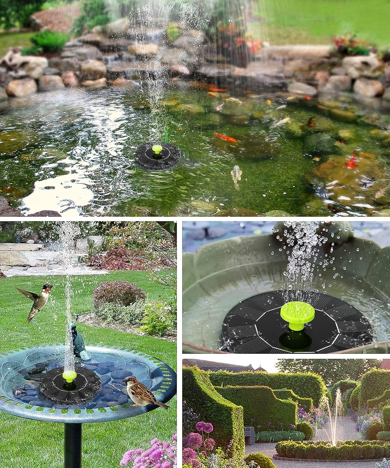 Flora Drop Solar Water Feature
