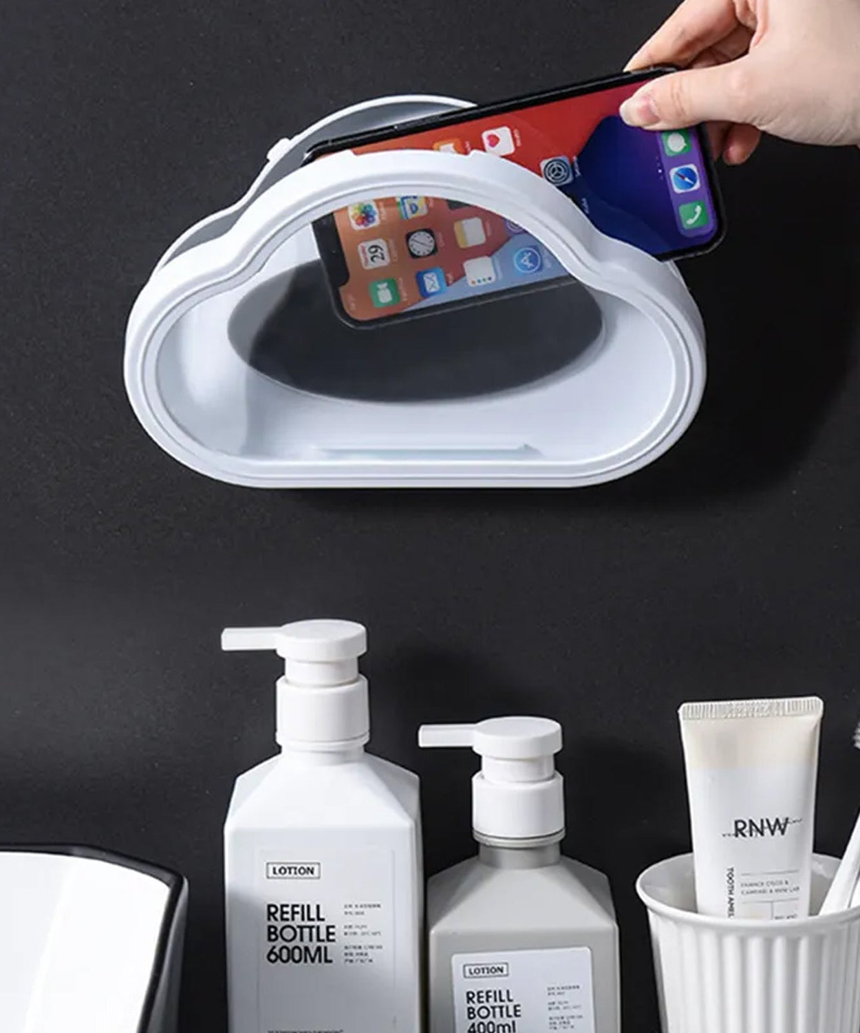 Smartphone / Mobile Stand, Waterproof Case, Smartphone Stand Case (1 Pc/ Orange)