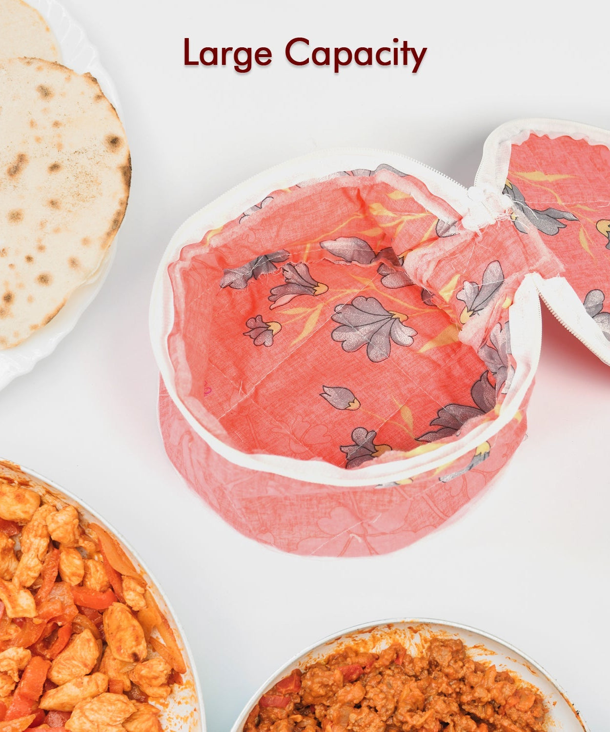 Roti rumals in basket