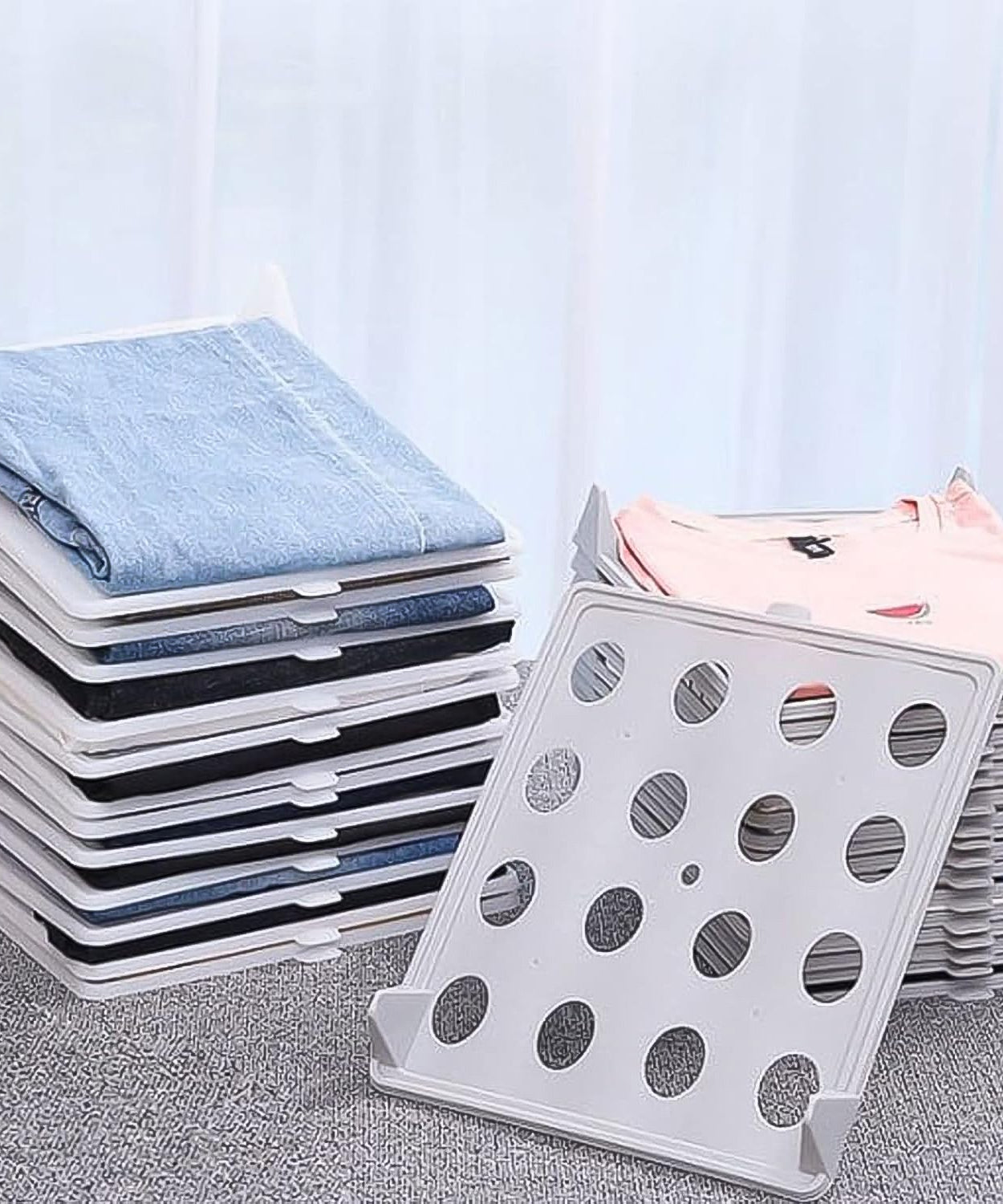 Clothes Folding Board Stack Organizer