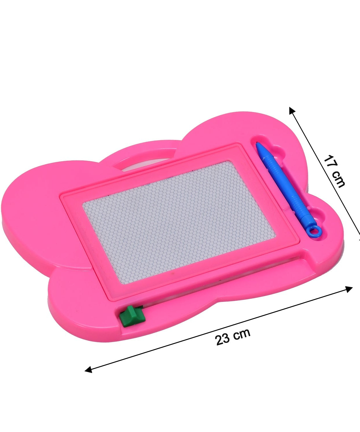 Easy-to-use magnetic drawing board for children with pen and eraser