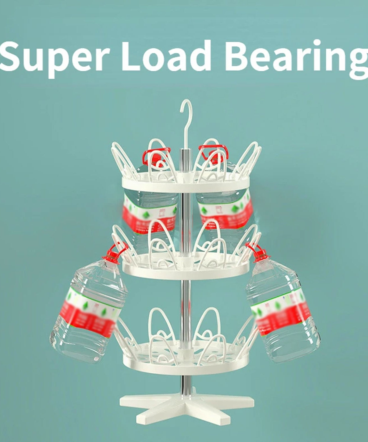 3 Tier Rotating Shoe Rack
