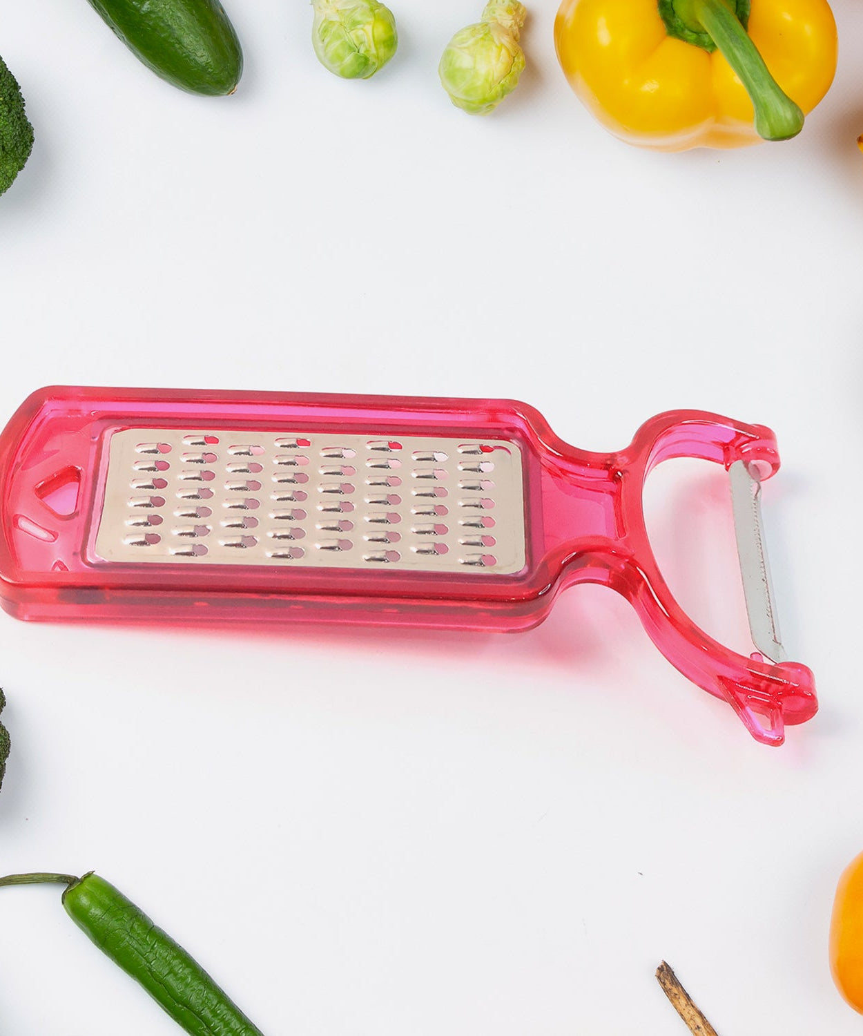 2-in-1 Multifunctional Kitchen Peeler with Grater (1 Pc)