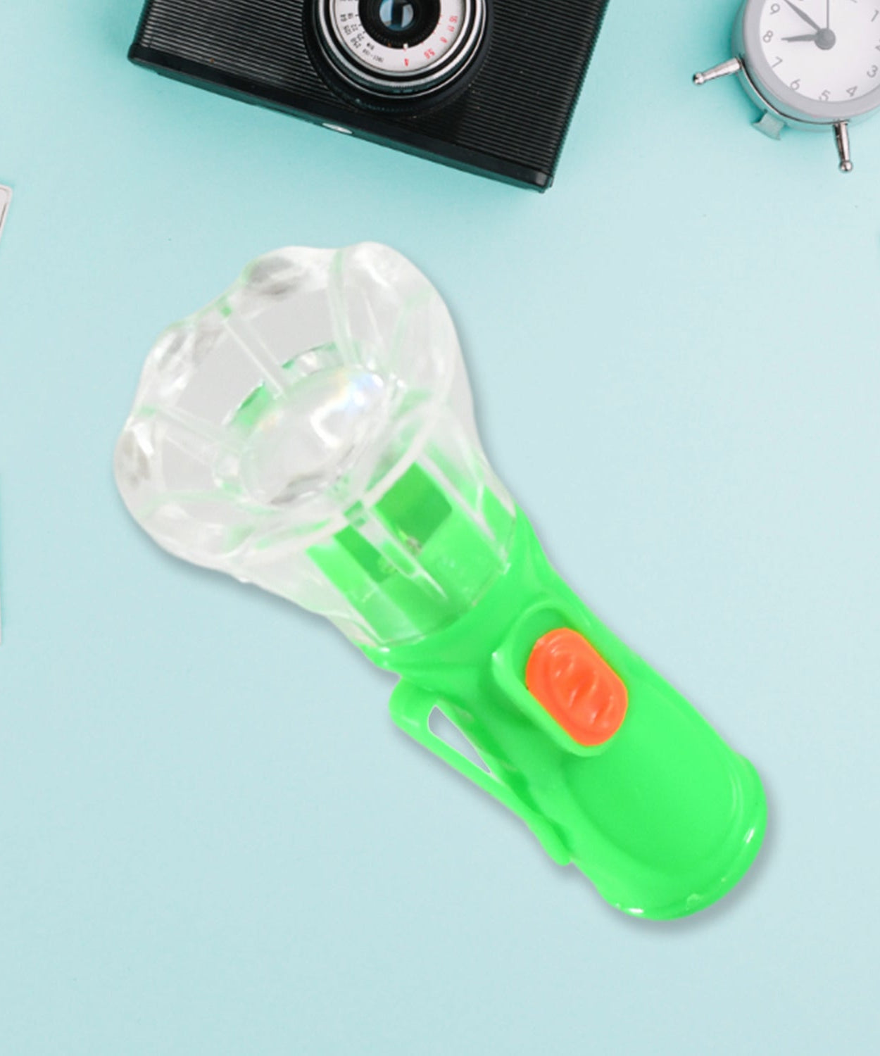 Small Plastic LED Torch – Cute & Handy Pocket Flashlight for Kids (1 Pc)