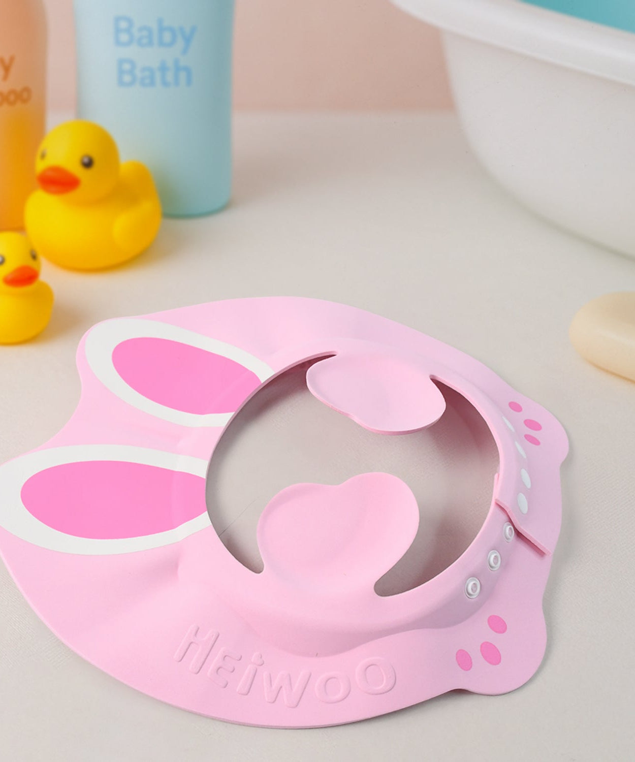 No Tears Bunny Shower Cap