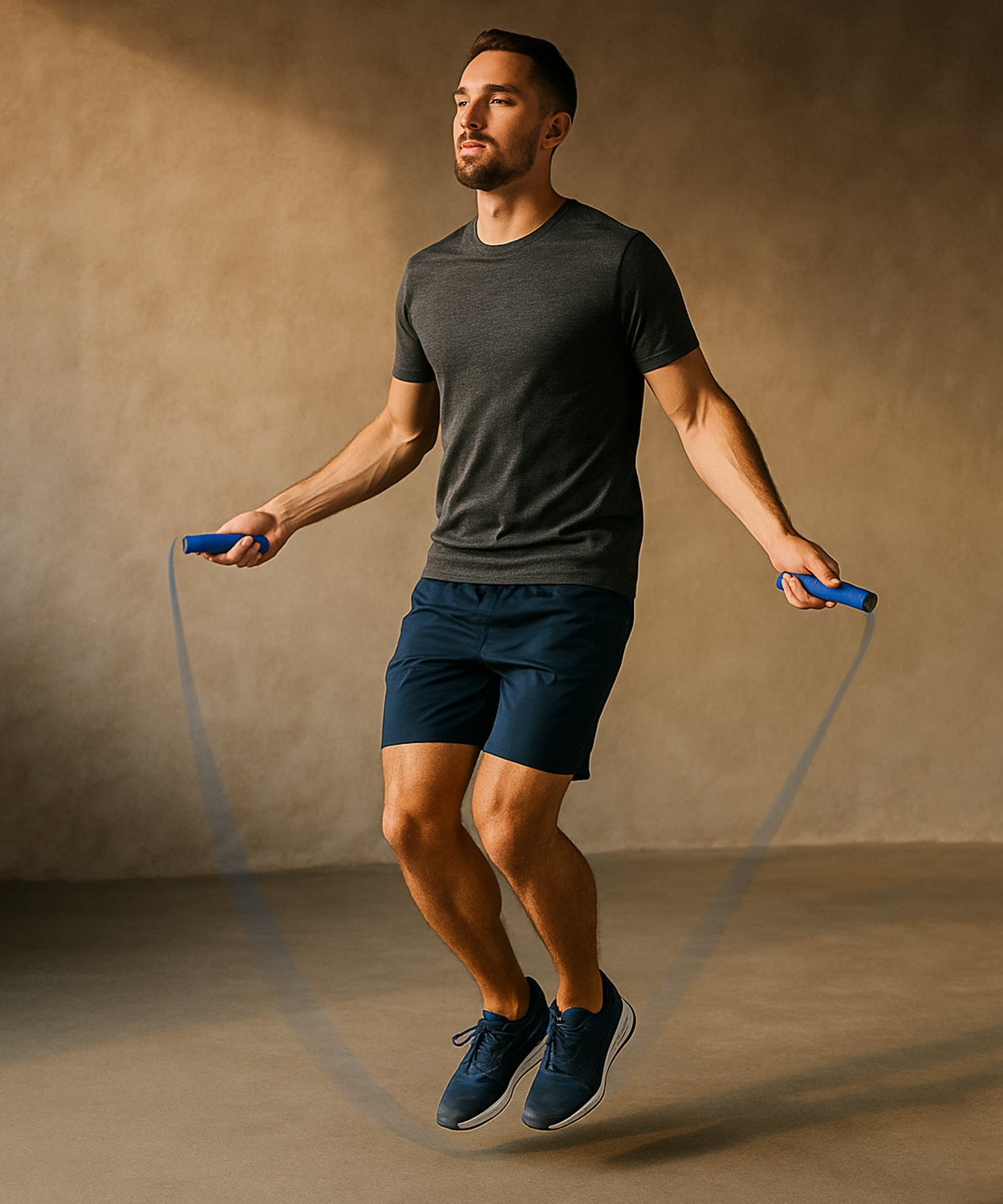 Adjustable Skipping Rope with Digital Jump Counter and Foam Grip Handles (1 Pc)