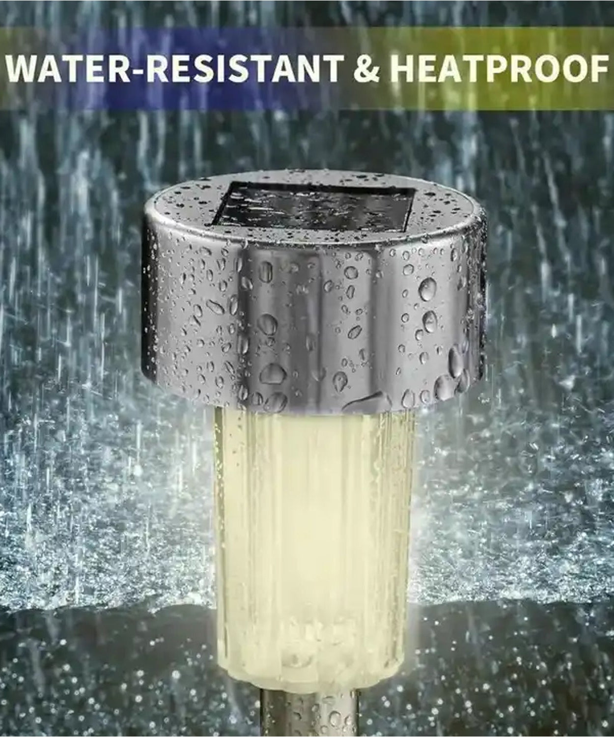 Solar LED Spike Lights for Garden & Pathway Decor (2 Pc Set)