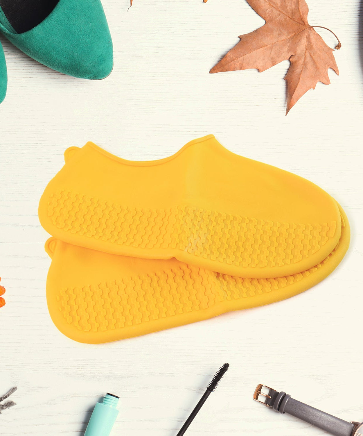 Yellow Foldable Shoe Protector
