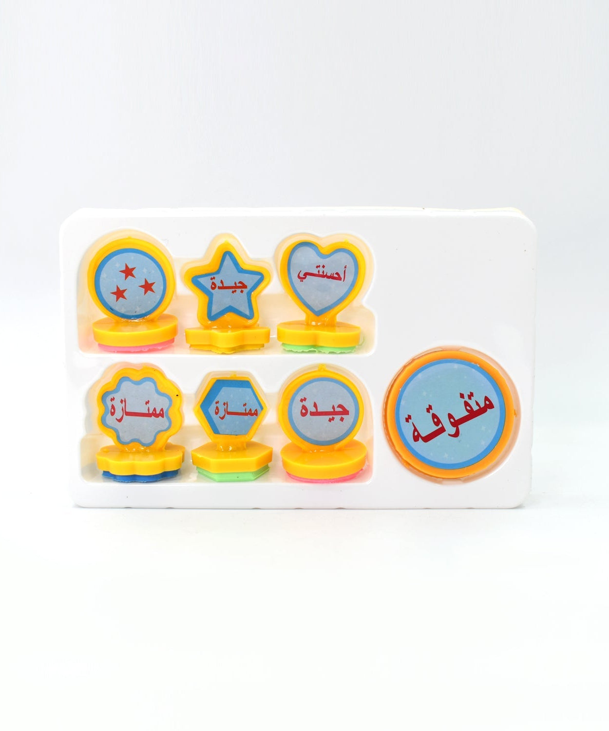 Multicolor different shape stamps, kids' reward set