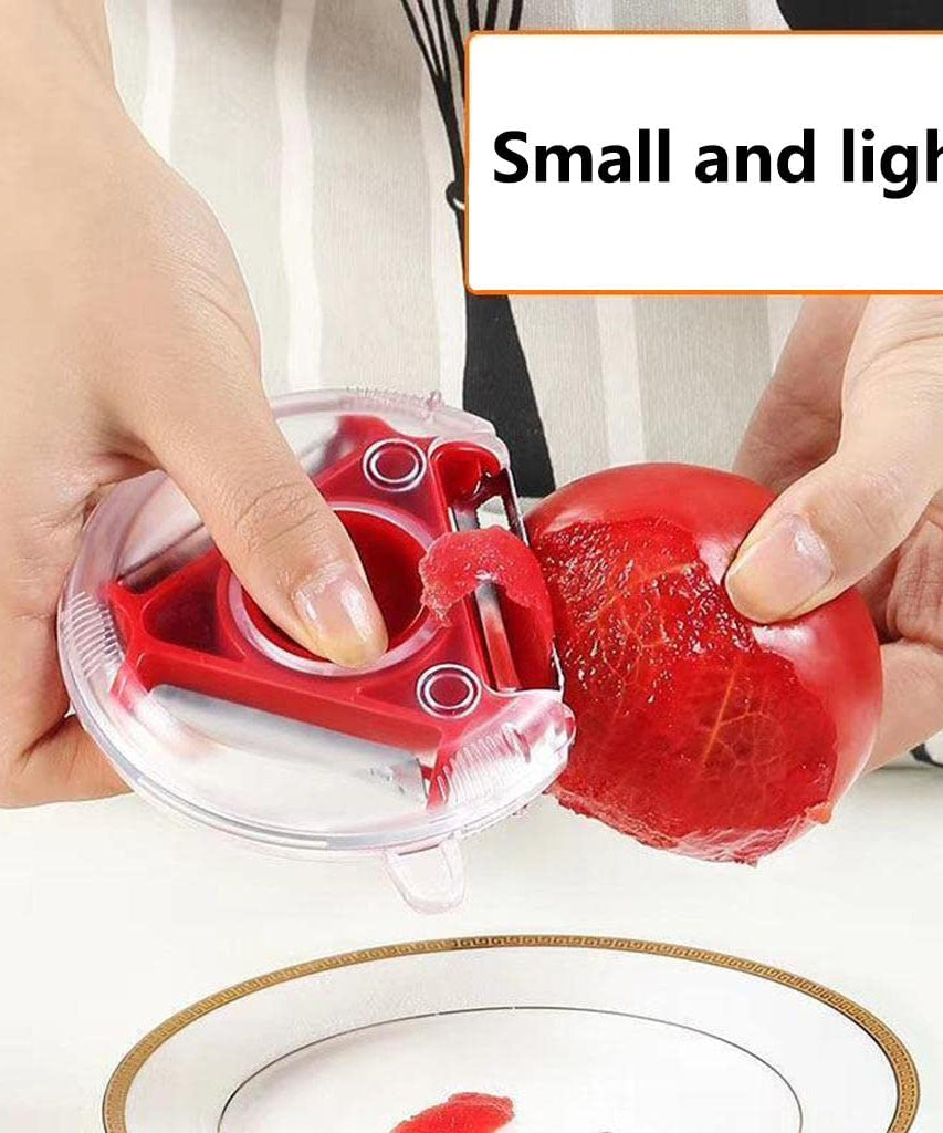 Versatile rotary slicer with peeler and cutter, kitchen gadget