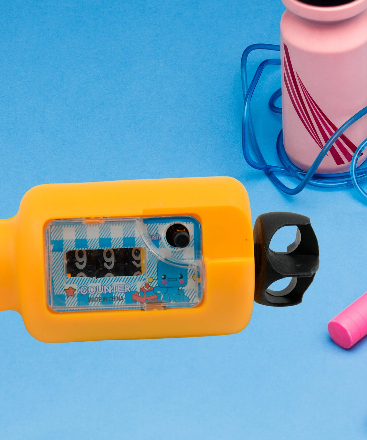 Jump Rope Electronic Counting  Skipping Rope Adjustable Jumping Rope for Men, Women and Children,Fitness Jump Rope for Aerobic Exercise Like Speed Training, Endurance Training and Fitness Gym (2.5Mtr)