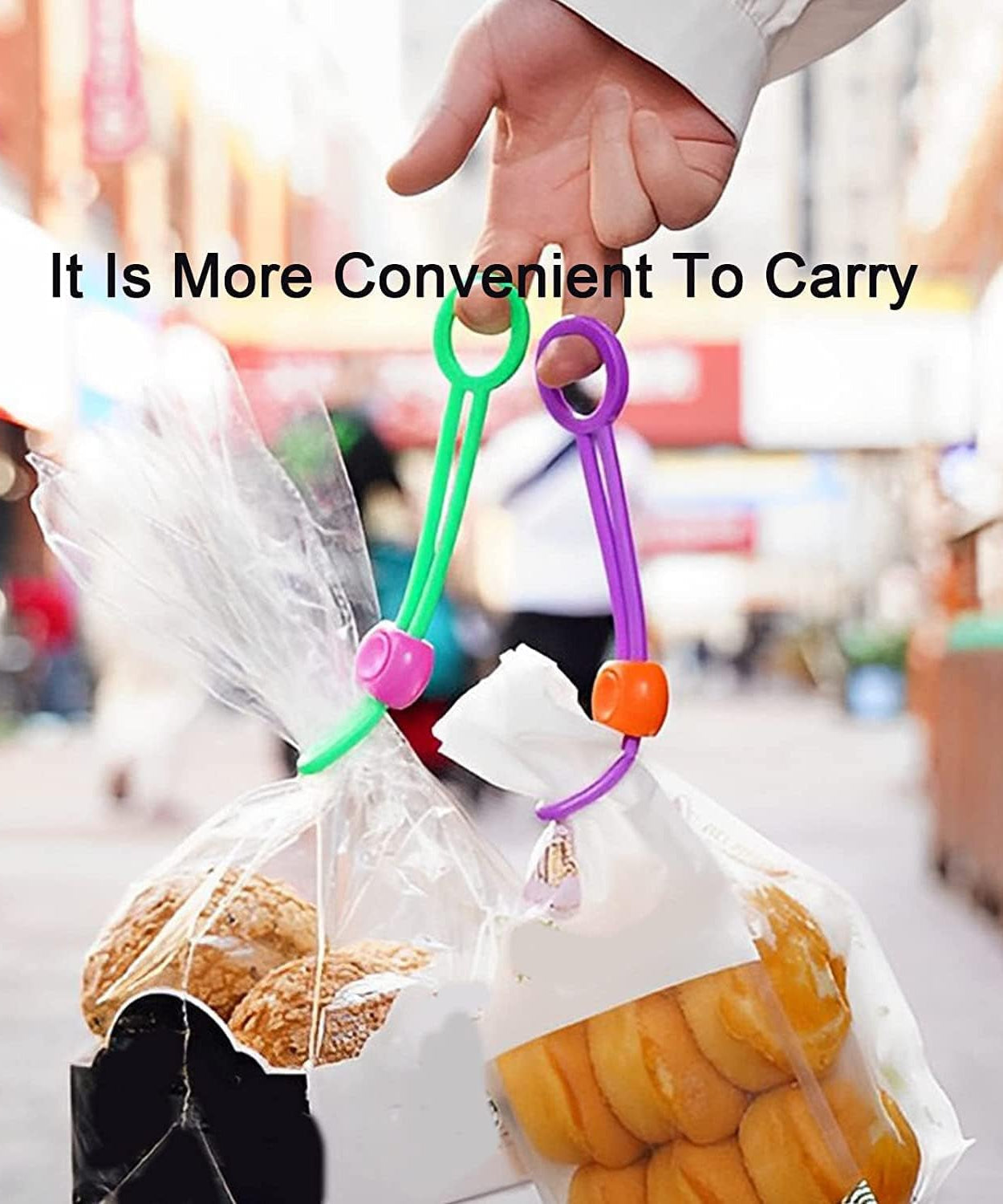 Food Bag Sealing Clips - Multi-Purpose Reusable Organizers for Kitchen & Home (1pc)