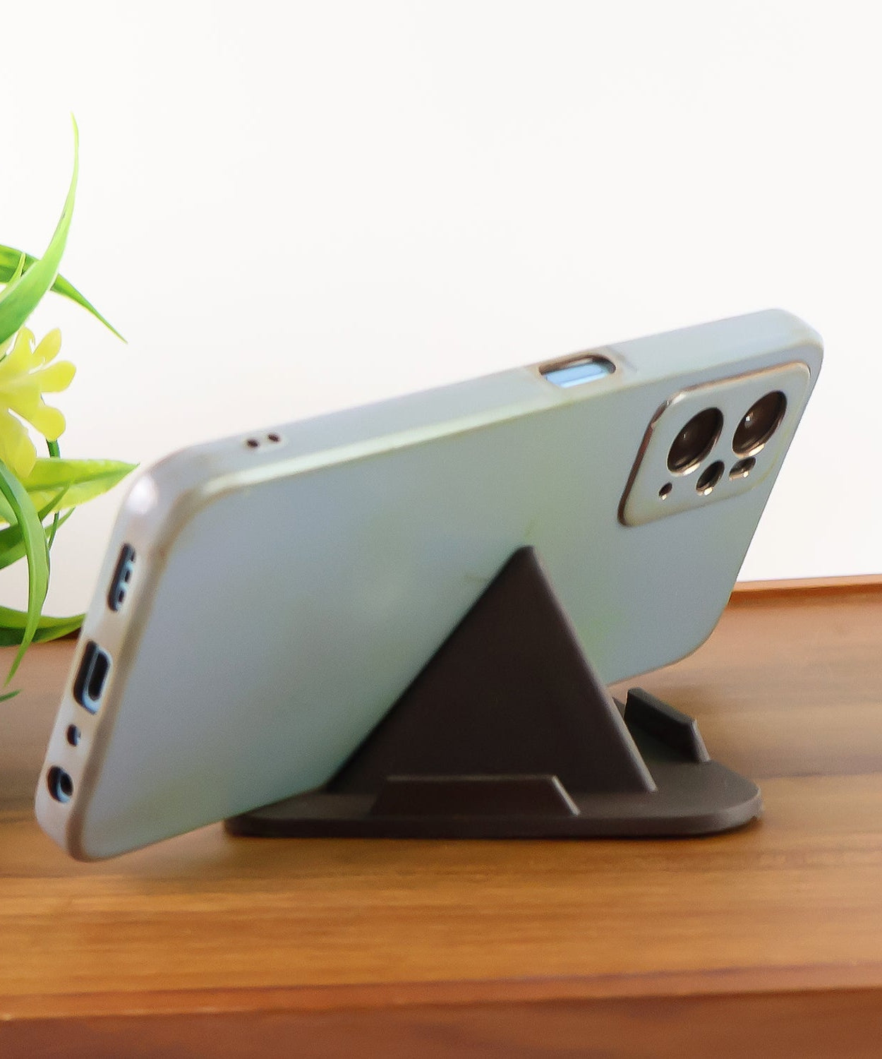 Pyramid Brown Mobile Stand with 3 Different Inclined Angles