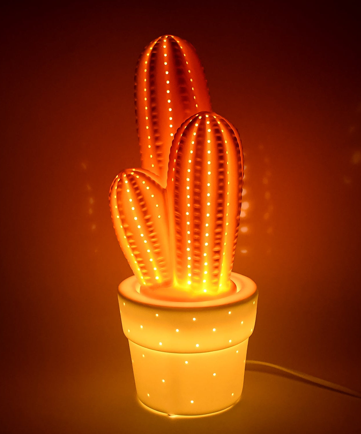 Ceramic Table Lamp Big Desk Lamp (1 Pc)