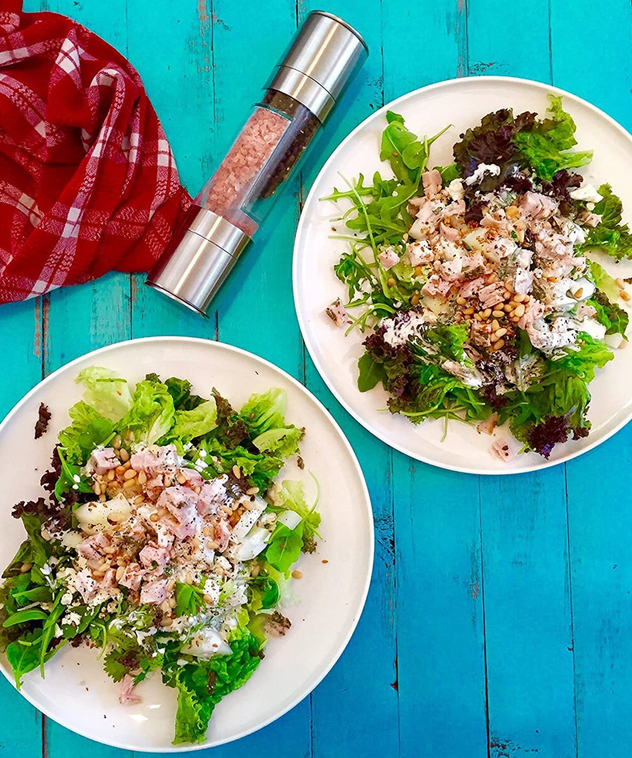 2-in-1 Stainless Steel Salt and Pepper Grinder