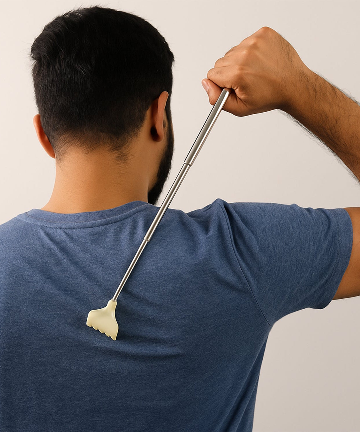 Telescopic Back Scratcher with Plastic Claw (1 Pc)