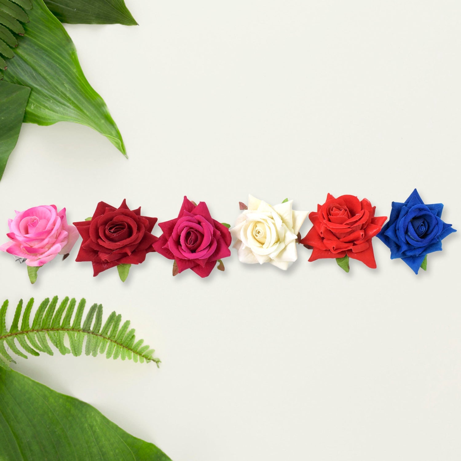 Colourful Flowing Flower Hair Pin (12 Pcs Set / Mix Color), Hair accessories