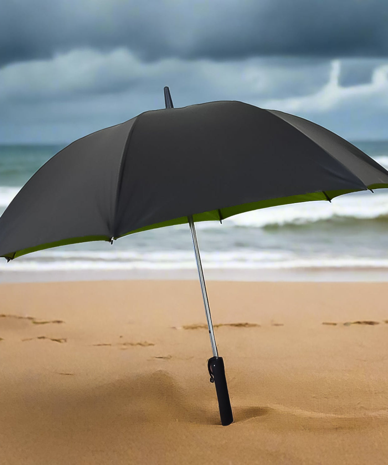 Sun Umbrella with Inside Fan & Power Bank Umbrellas For Summer (1 Pc)