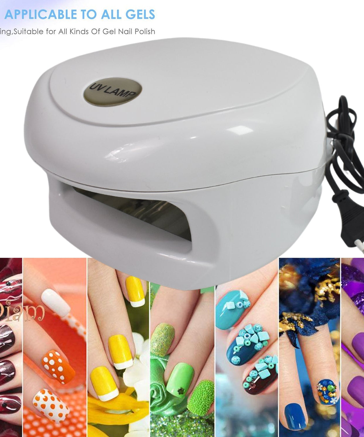18W LED UV Lamp Nail Dryer Gel Nail Lamp Nail Polish Curing Lamp (1 Pc)