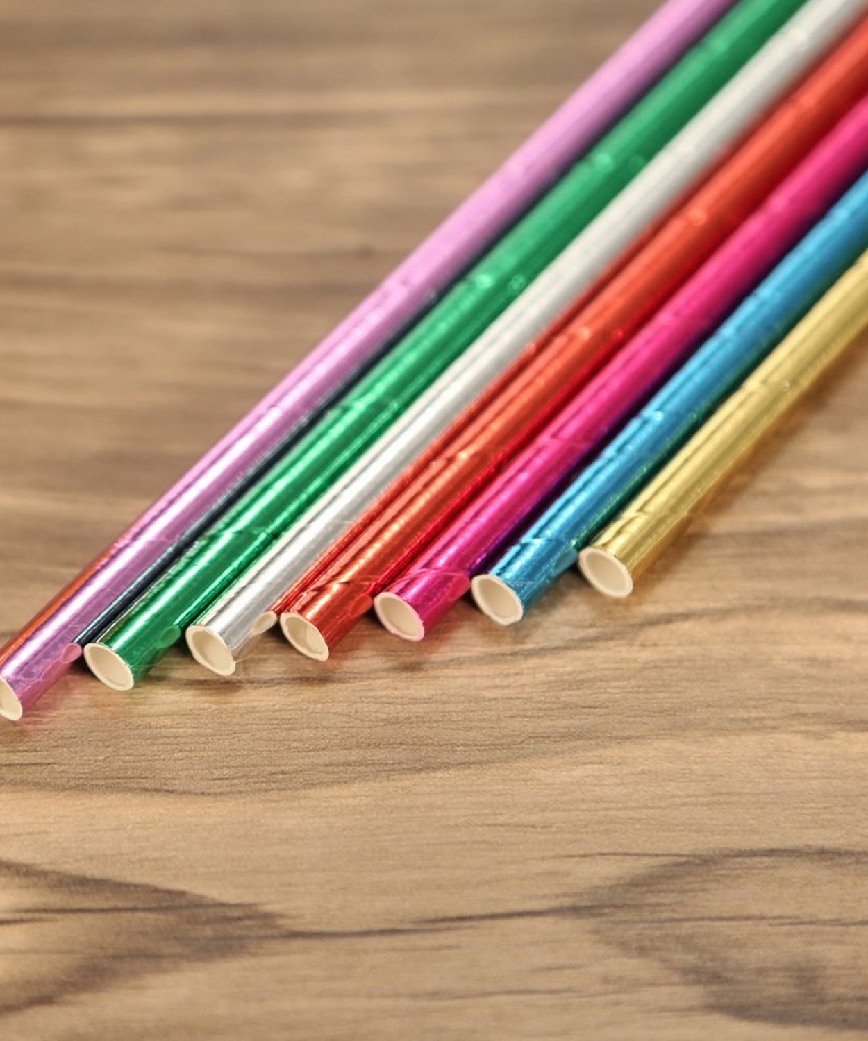 Home Paper Straws Durable & Eco-Friendly Colorful - Drinking Straws & Party Decoration Supplies, Adorable Solid Color Food Grade Paper Straws for Birthday, Wedding, Baby Shower Celebration (25 Pcs Set)