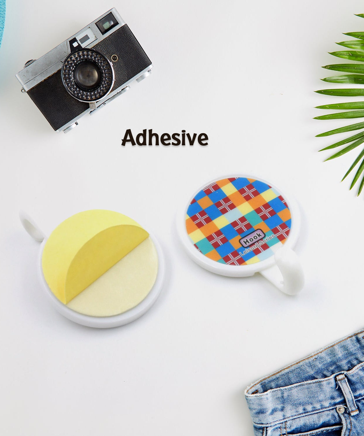 Durable self-adhesive hooks for heavy duty use