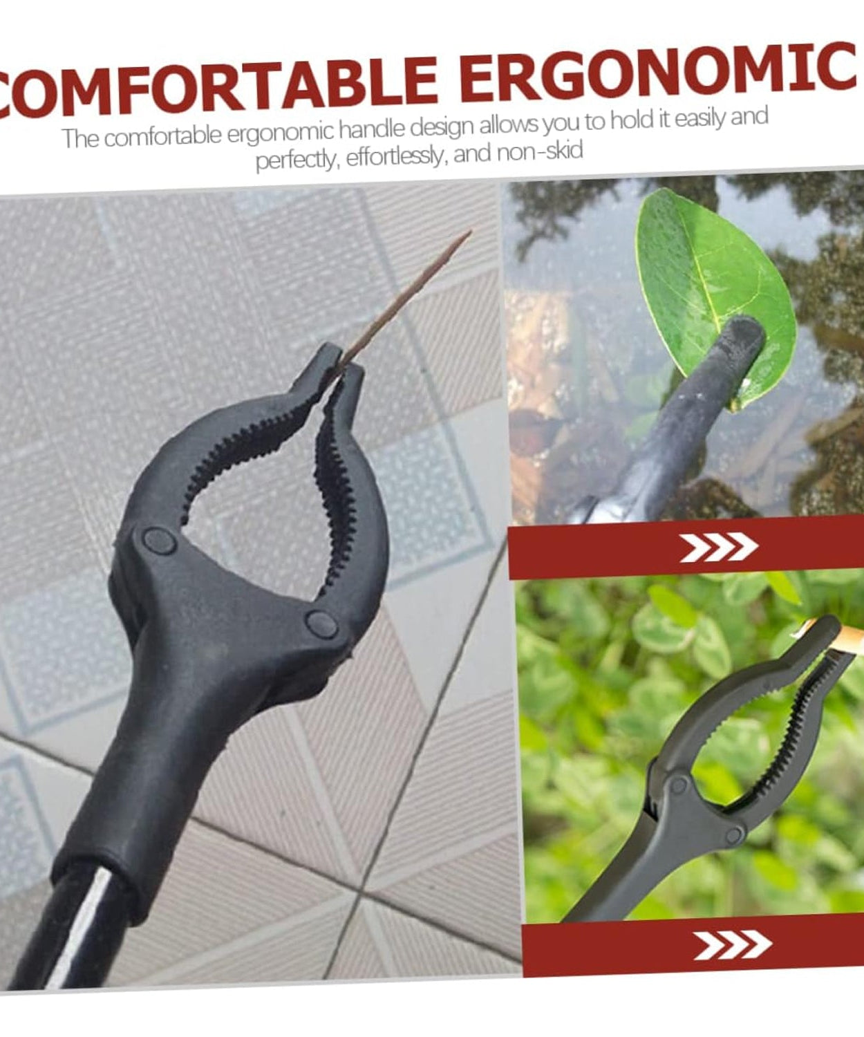 Extra Long Trash Picker Upper – Rotating Grip Arm for Litter, Elderly, Garden & Disabled Assistance