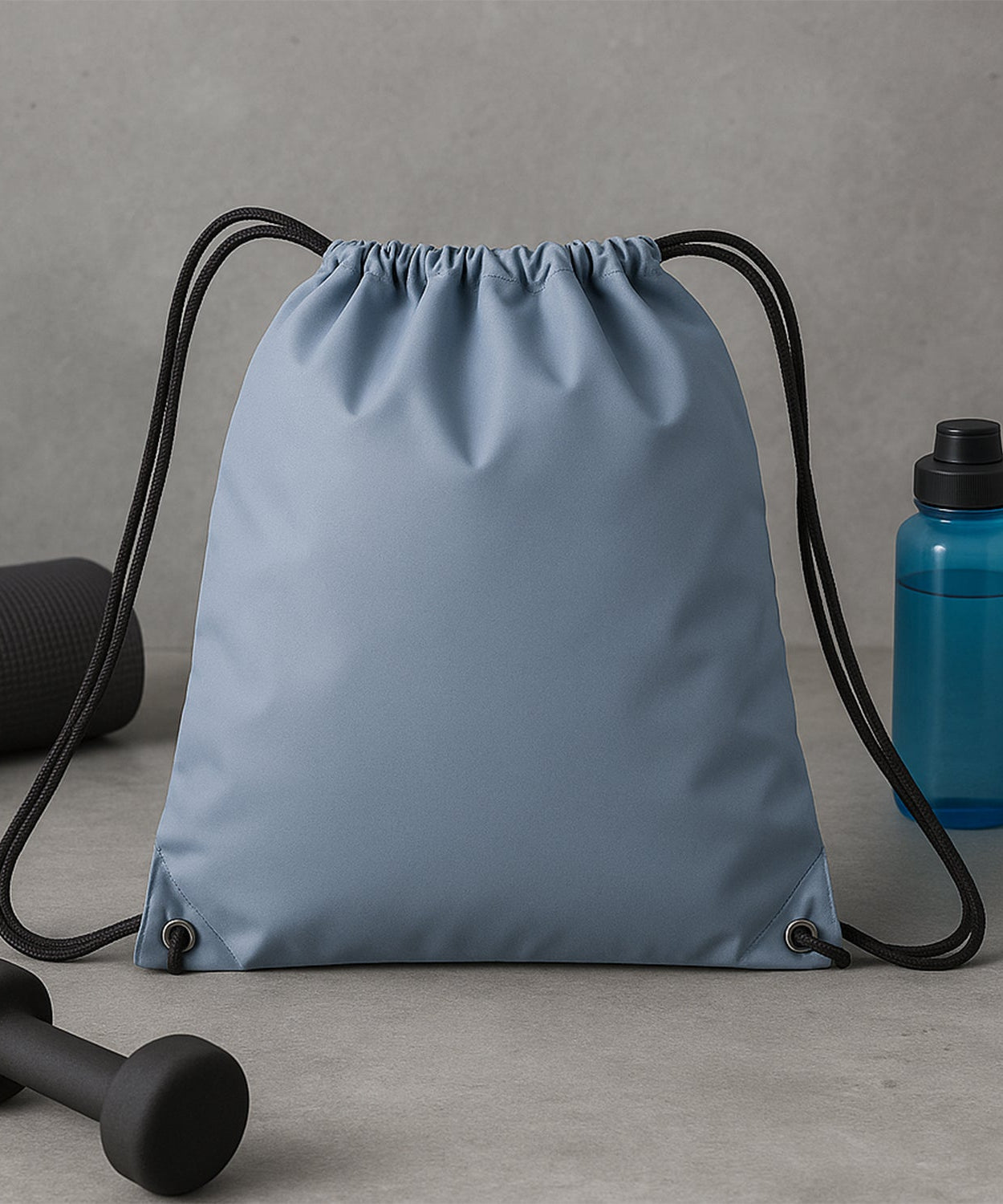 Water-Resistant Nylon Drawstring Backpack Bag (1 Pc / Mix Color & Design)