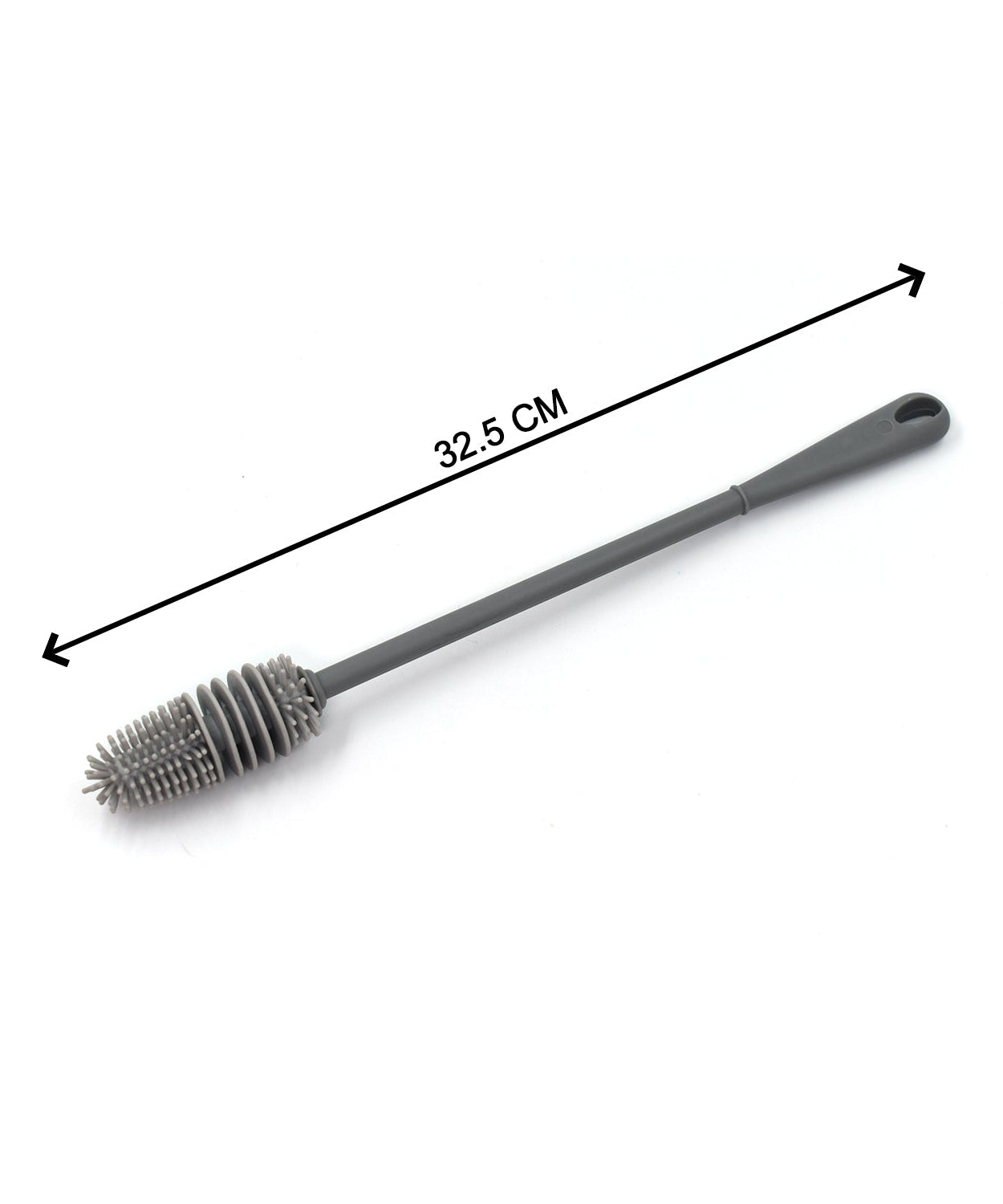 Bottle brush for cleaning with long handle