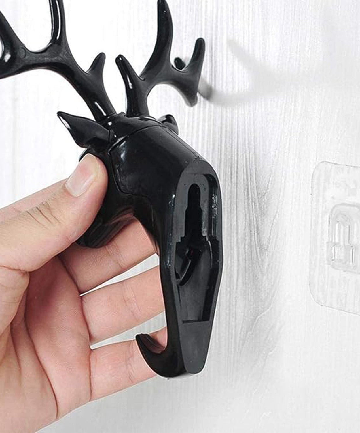 Deer Head Self Adhesive Wall Door Hook Hanger